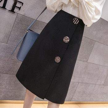 Fusta casual dama cu talie inalta in trei culori