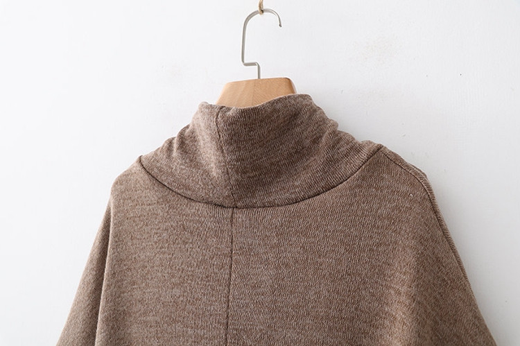 Pulover de dama - model larg cu cravate