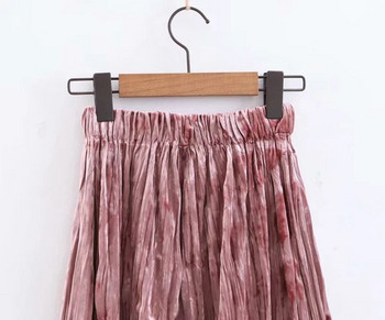 Női szoknya elasztikus derékkal - szabású modell