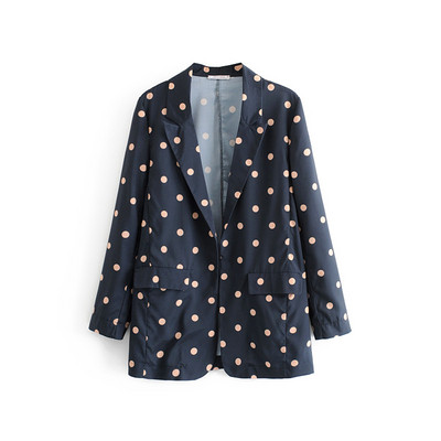 Geaca de dama cu buline in doua culori