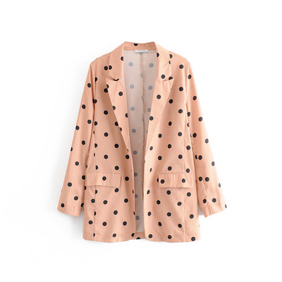 Geaca de dama cu buline in doua culori