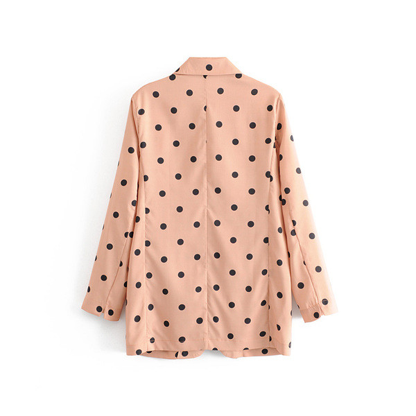 Geaca de dama cu buline in doua culori