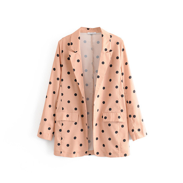 Geaca de dama cu buline in doua culori