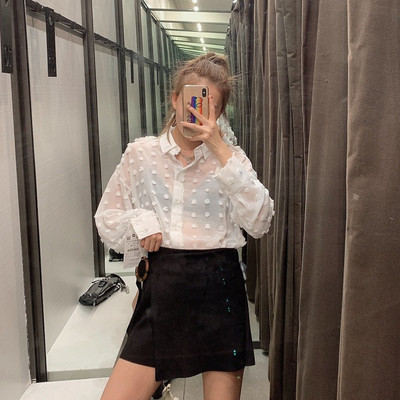 Fusta scurta dama - pantaloni cu inchidere laterala