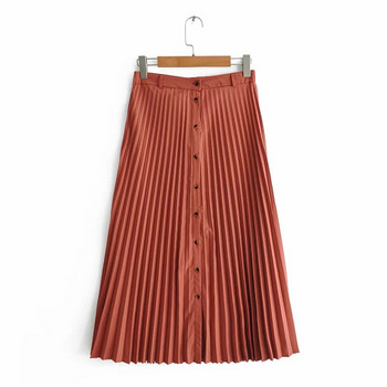 Női rakott szoknya gombokkal, két színben