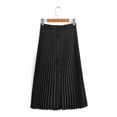 Női rakott szoknya gombokkal, két színben