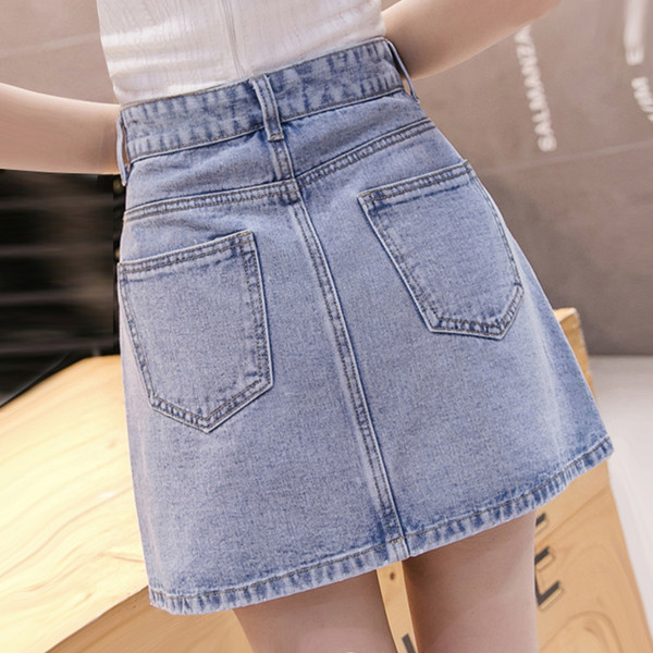 Női modern farmerszoknya