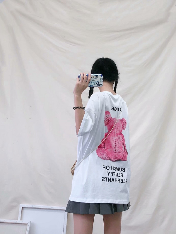 Tricou casual dama alb cu aplicatie