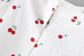 Rochie de dama cu bretele subtiri si aplicatie in alb