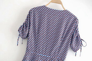 Hosszú, hétköznapi női ruha rövid ujjal