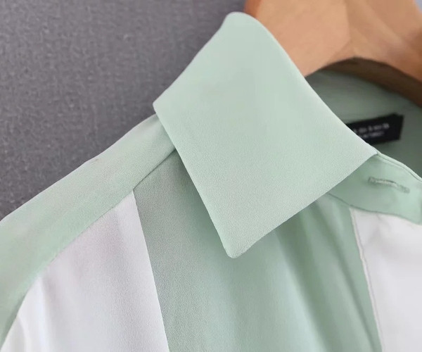 Camasa moderna de dama model asimetric