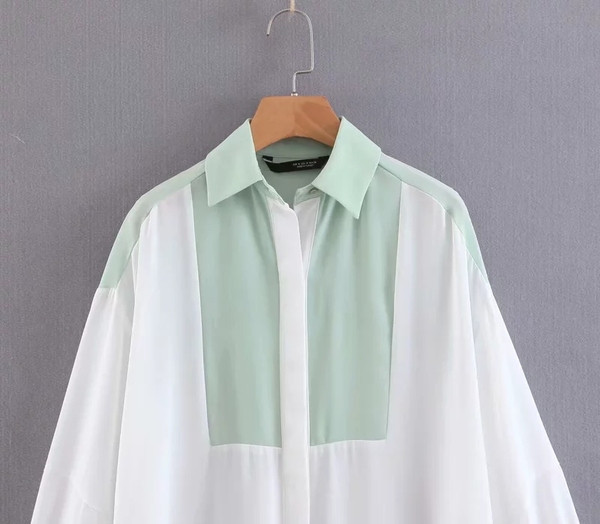 Camasa moderna de dama model asimetric