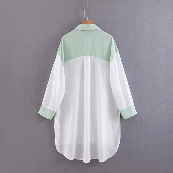 Camasa moderna de dama model asimetric