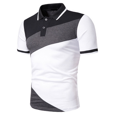 Tricou casual barbatesc cu maneca scurta in trei culori