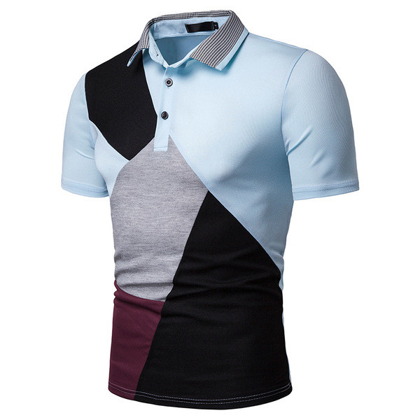 Modern férfi póló rövid ujjal, három színben