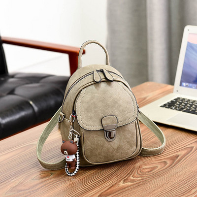 Elegáns női hátizsák csattal és cipzárral több színben