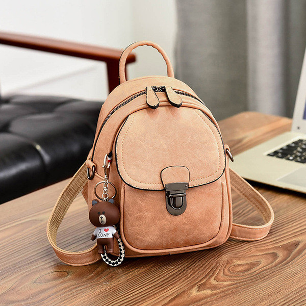 Elegáns női hátizsák csattal és cipzárral több színben