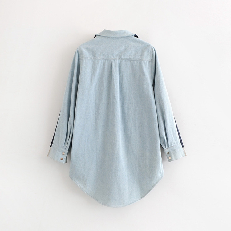 Találat! Sportos és elegáns csíkos kabát farmer háttal