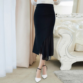 Elegáns női szoknya két színben fekete és piros színben