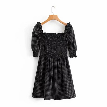 Modern női ruha fekete színben