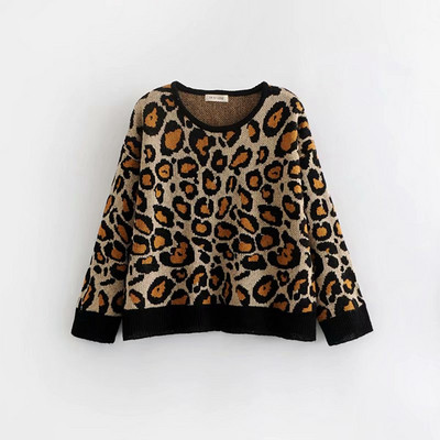 Állatmintás női pulóver