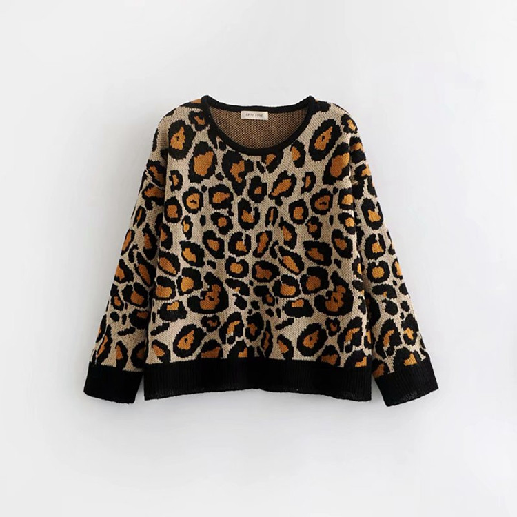 Állatmintás női pulóver