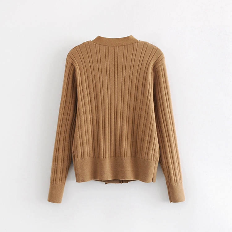 Női mellény mély V-nyakkivágással és megkötővel