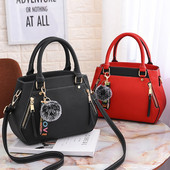 Geanta de dama moderna cu manere si fermoar in mai multe culori