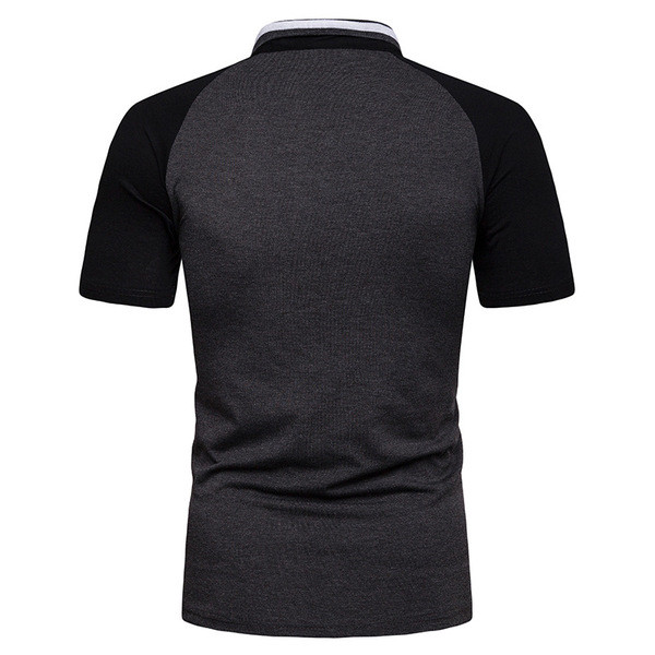 Modern férfi póló klasszikus Slim gallérral, több színben