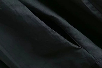 Női ruha aszimmetrikus modell fekete színben