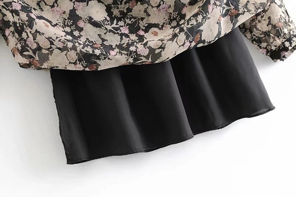 Hosszú ujjú női ruha - szabású modell