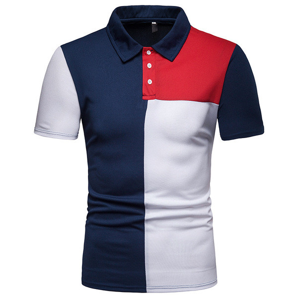 Lezser férfi póló klasszikus gallérral, két színben