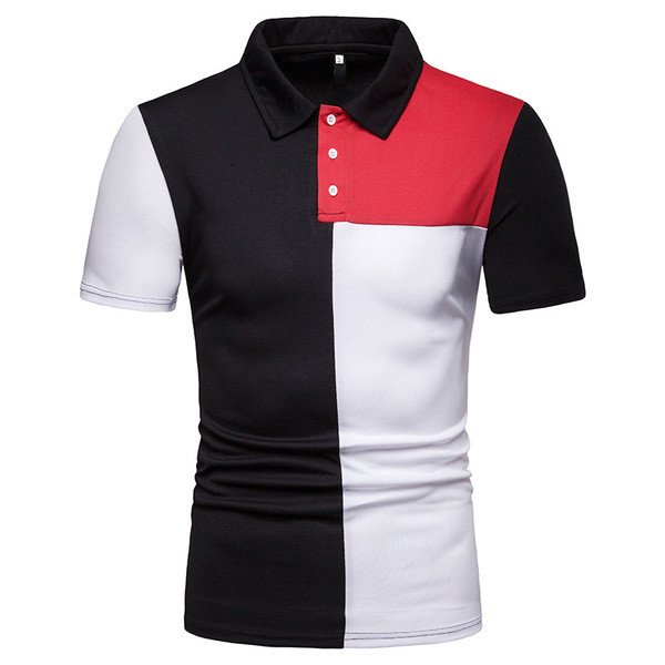 Lezser férfi póló klasszikus gallérral, két színben