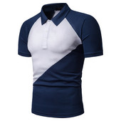 Modern férfi póló klasszikus gallérral, három színben