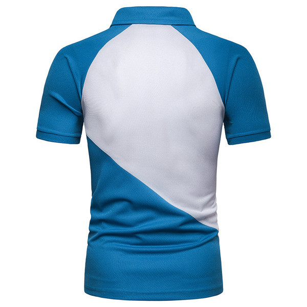 Modern férfi póló klasszikus gallérral, három színben