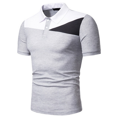 Alkalmi férfi póló klasszikus gallérral három színben