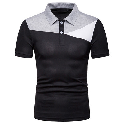 Alkalmi férfi póló klasszikus gallérral három színben