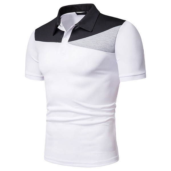 Alkalmi férfi póló klasszikus gallérral három színben