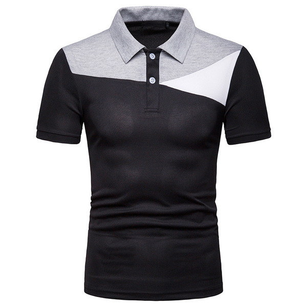 Alkalmi férfi póló klasszikus gallérral három színben