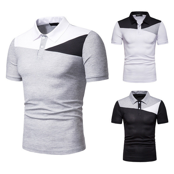 Alkalmi férfi póló klasszikus gallérral három színben