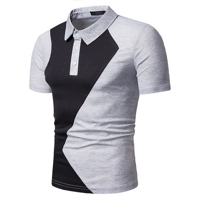 Tricou casual barbatesc cu guler clasic in doua culori