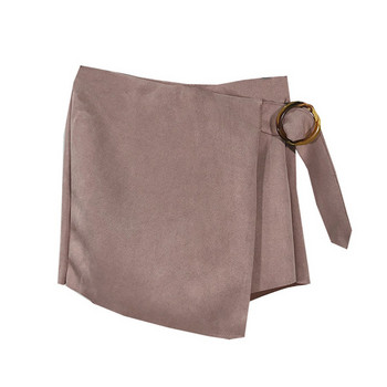 Fusta scurta de dama cu inchidere laterala