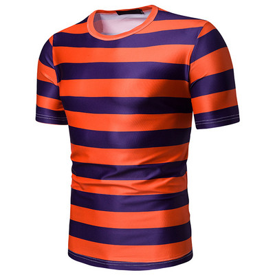 Lezser férfi csíkos póló három színben