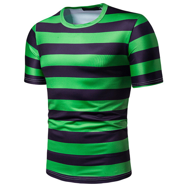 Lezser férfi csíkos póló három színben