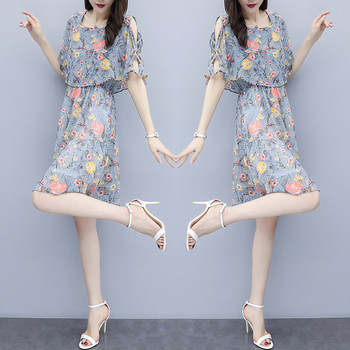 Rochie de dama moderna in doua culori - model drept