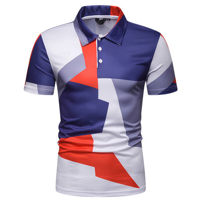 Lezser férfi póló klasszikus gallérral és gombokkal, két színben