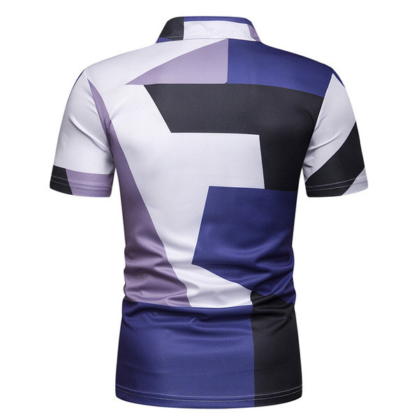 Lezser férfi póló klasszikus gallérral és gombokkal, két színben