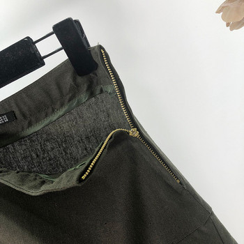 Hosszú női szoknya fekete színben - szabású modell