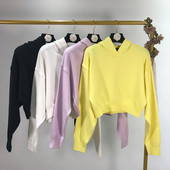 Hanorac scurt sport de damă în patru culori