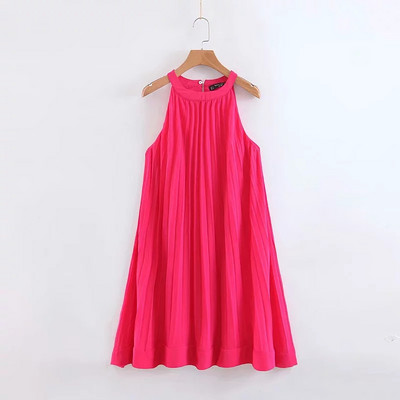 Rochie plisata dama actuala - model larg in mai multe culori